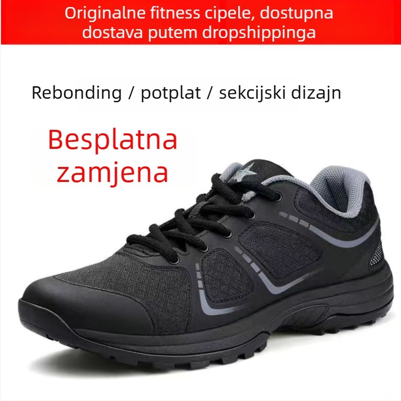 Unisex tenisice za fizičku obuku, prozračne i lagane, taktičkog stila s gumom na potplati, za odrasle