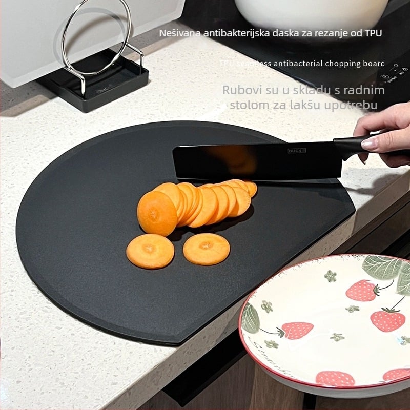 Rain Billion D-tip dvostrana daska za rezanje, za hranu, antibakterijska, protiv plijesni