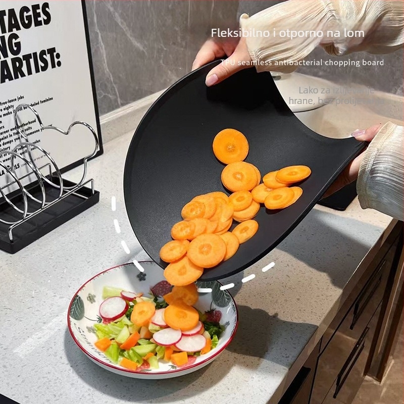 Rain Billion D-tip dvostrana daska za rezanje, za hranu, antibakterijska, protiv plijesni