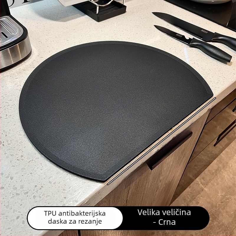 Rain Billion D-tip dvostrana daska za rezanje, za hranu, antibakterijska, protiv plijesni