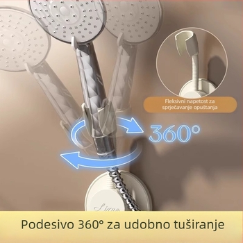 Držač za tuš glavu, univerzalni podesivi stalak, plastika, Qiwang