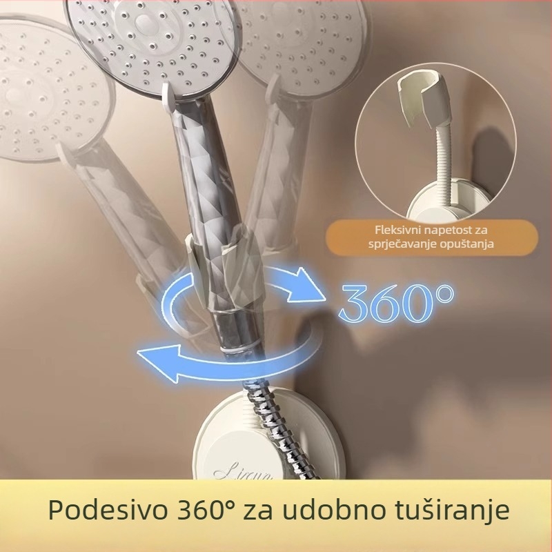 Držač za tuš glavu, univerzalni podesivi stalak, plastika, Qiwang
