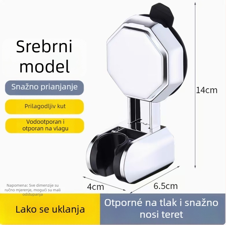 ABS držač za tuš glavu, podesiv, ručna montaža, moderan stil, prilagodljiv