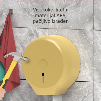 Zidni dispenser za papir u kupaonici – bez bušenja, senzor, ABS inženjerski plast, injekcijsko oblikovanje, marka Ruidanjie rdj