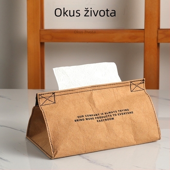 Kutija za maramice od DuPont Paper PP, vodootporna, višestruka namjena, s tiskom loga, prilagodljiva, paket od 50 kom., za automobil, dnevni boravak i kupaonu