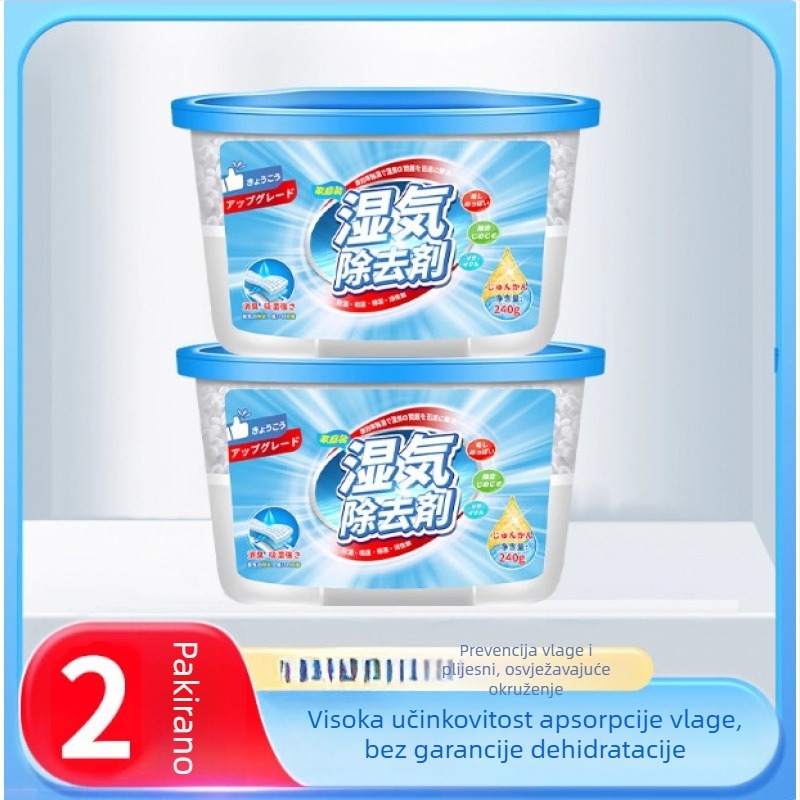 Kućni odvlaživač i desikant za unutarnju upotrebu — kutija za apsorpciju vlage i vrećica desikanta za ormariće i studentske domove