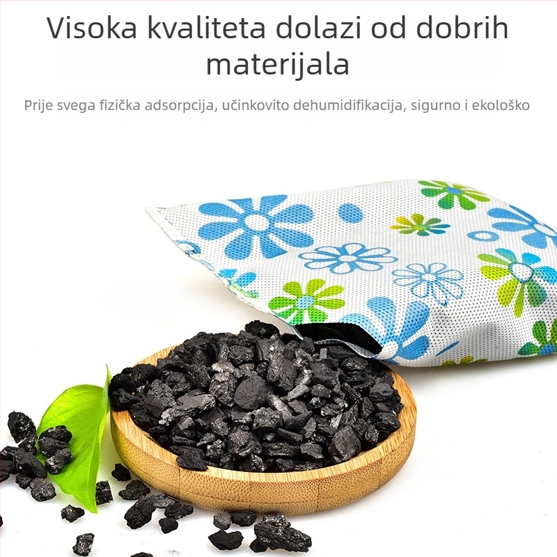 Torba s aktivnim ugljenom za sušenje — kućni odvlaživač, Black Elf, 40 kom., vrećasta, ravno položena