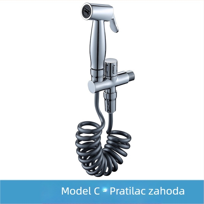 Toaletni sprej pištolj — mesing, ugradnja u zid, model 00093, radni tlak 8, unutarnji promjer 20