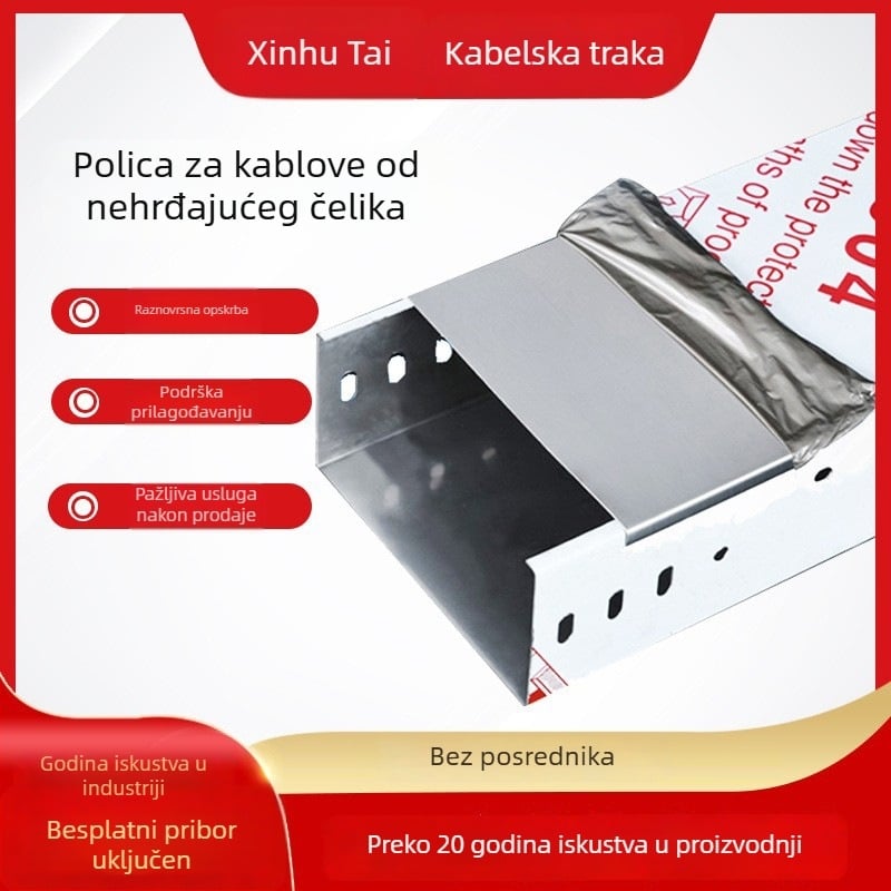 Xinhutai nehrđajući čelični most kabelski kanal za industrijsku automatizaciju zgrada, prilagodljiva obrada