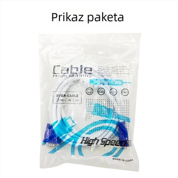 VGA kabel V34 model, VGA sučelje, čelik premazan bakrom, za osobno računalo
