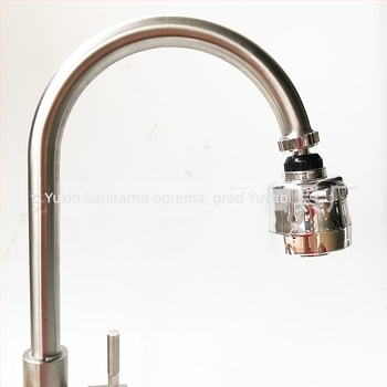 Kuhinjski slavine s pjenastom mlaznicom, ABS, navojni priključak, elektroplating, dvostupanjsko prilagođavanje, funkcija pjene i kiše