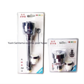 Kuhinjski slavine s pjenastom mlaznicom, ABS, navojni priključak, elektroplating, dvostupanjsko prilagođavanje, funkcija pjene i kiše