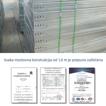 Protupožarna kabelska kanalica – tip most, prilagodljiva, materijal: protupožarna kanalica, upotreba: gradilište, marka Middle Road Opening