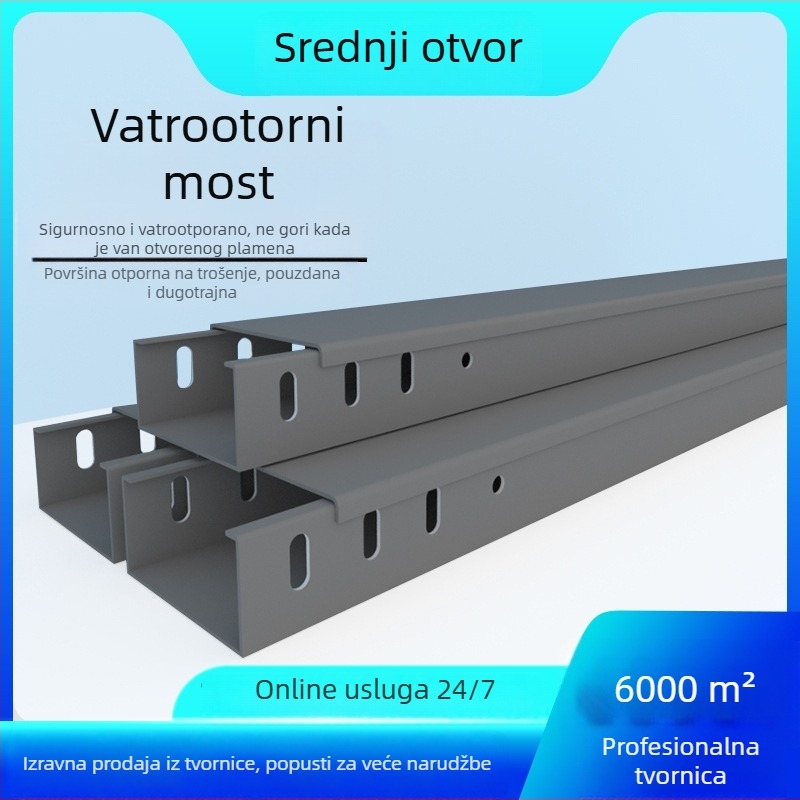Protupožarna kabelska kanalica – tip most, prilagodljiva, materijal: protupožarna kanalica, upotreba: gradilište, marka Middle Road Opening