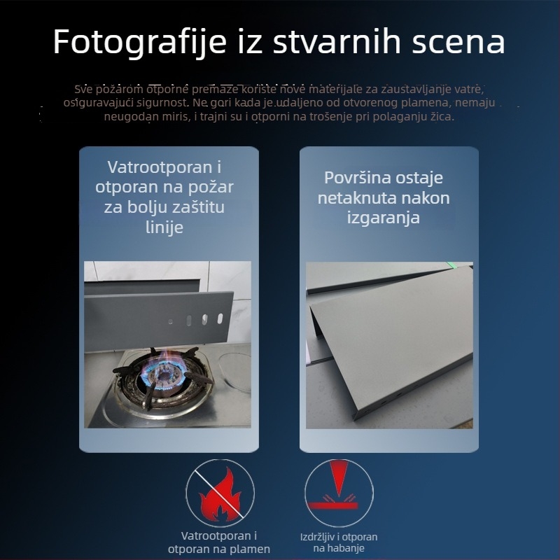 Protupožarna kabelska kanalica – tip most, prilagodljiva, materijal: protupožarna kanalica, upotreba: gradilište, marka Middle Road Opening