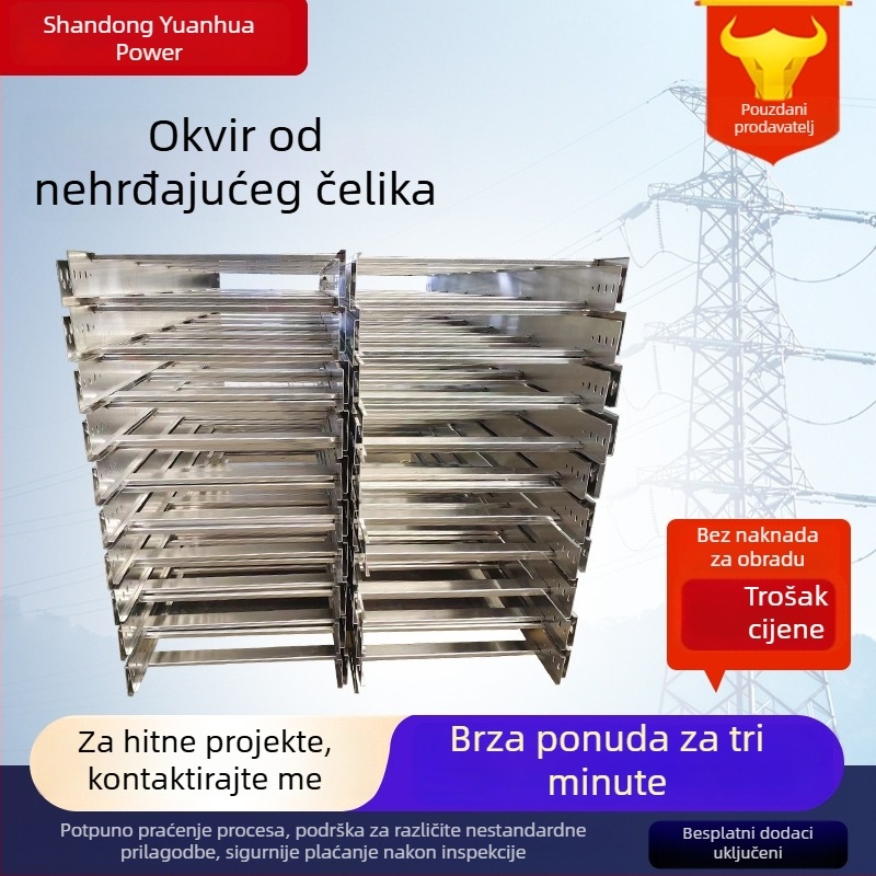 Nerđajući čelični kabelski most za podzemnu garažu, prilagodljiv, pogodan za nuklearnu energiju i kemijsku industriju