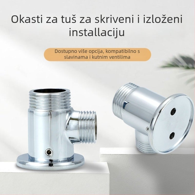 Adapter za tuš slavinu (bakar, pribor za slavine, ručno obrađeno, moderan jednostavan stil)