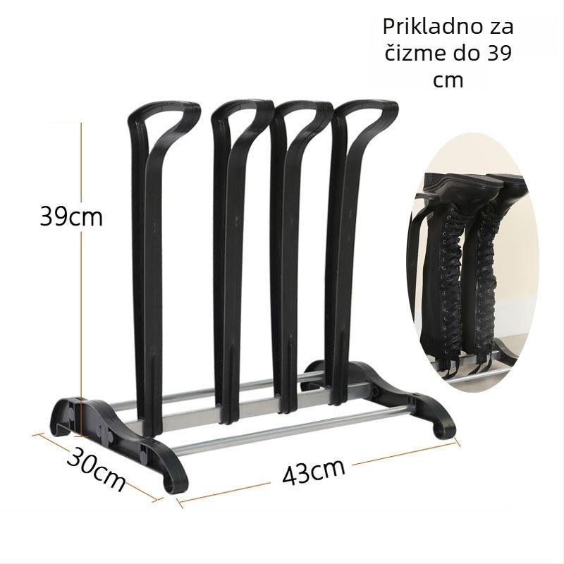 Stalak za cipele i čizme za ulazni hodnik — željezna konstrukcija, modeli J036C/J036L/J036LA, moderan minimalistički stil, standardni prostor