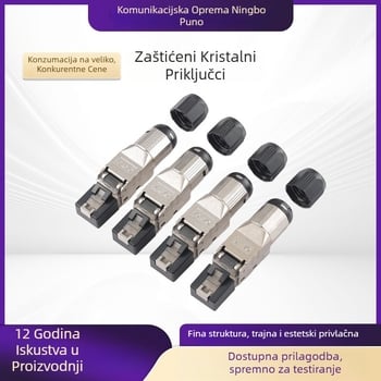 Zaštitni RJ45 konektor Cat6A/7/8, 10G Ethernet, industrijska verzija za strukturirano kabeliranje