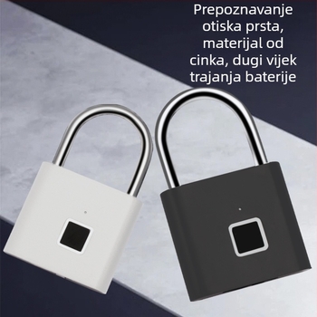 Pametna brava s otiskom prsta za uredske ladice, torbe i studentske ormariće • pohrana otisaka 20–30 • više od 100000 otključavanja • skeniranje <0,5 s • lažno prepoznavanje <0,01% • radna temperatura -10 do 50°C