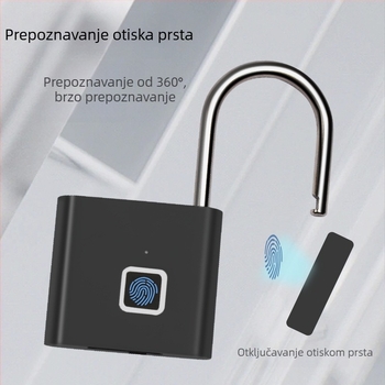 Pametna brava s otiskom prsta za uredske ladice, torbe i studentske ormariće • pohrana otisaka 20–30 • više od 100000 otključavanja • skeniranje <0,5 s • lažno prepoznavanje <0,01% • radna temperatura -10 do 50°C