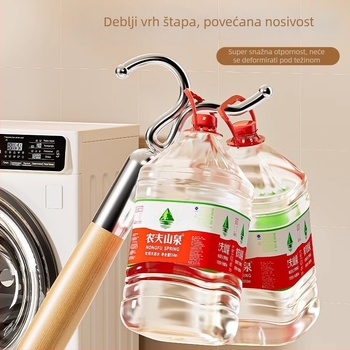 Držač za sušenje od drveta | Yuetu, moderni minimalistički stil, za balkon, lansirano u svibnju 2024