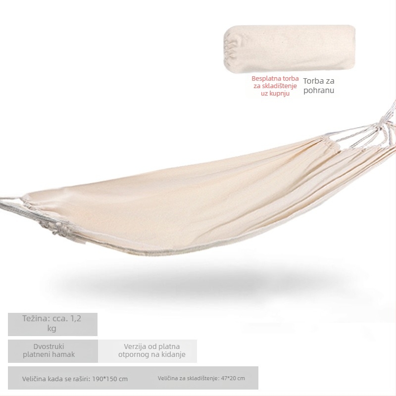 Force Forest kanvas hamaka stolac, bez postolja, nosivost 300 kg, težina 1,3 kg