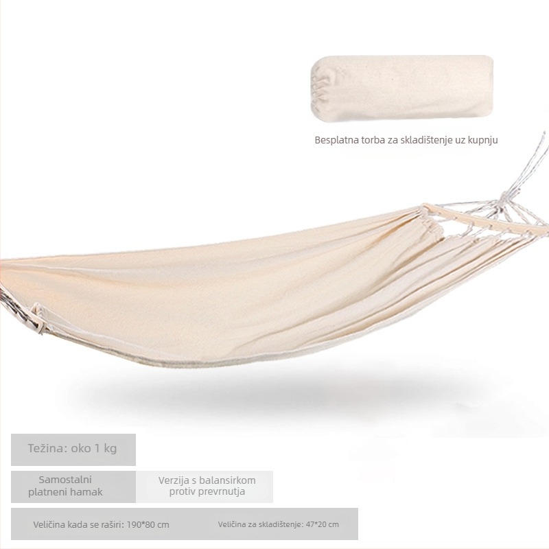 Force Forest kanvas hamaka stolac, bez postolja, nosivost 300 kg, težina 1,3 kg