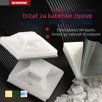 HASHIDQ/Aviation 3M držač zip-trake s plastičnim dijelom za pozicioniranje, univerzalno