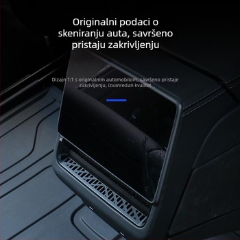 Stražnji poklopac za ventilaciju klima-uređaja za šestero Tesla Model Y/Model 3/YL – TPE, mogućnost tiskanja logotipa