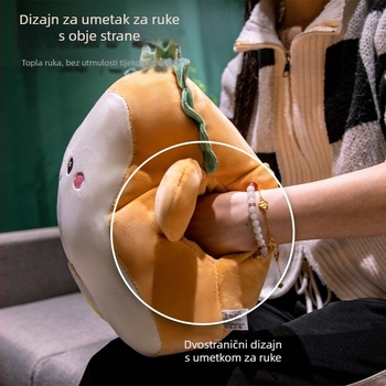 Cartoon pliš dvostruki jastuk s PP pamukom punjenjem i izšivenim/otisknutim dizajnom