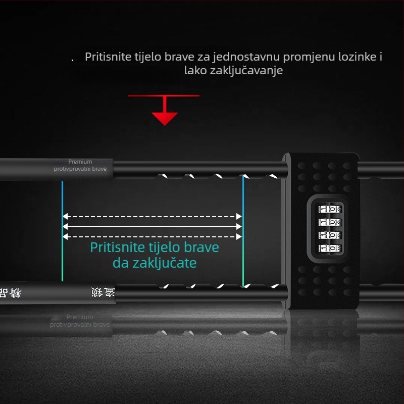 U-oblik brava za staklena vrata, brava za vitrinske i klizne dvostruke vrata, protiv krađe s dvostrukim otvaranjem (Model: Type C; Materijal: ABS kućište; Marca: Zhiwei; Opseg primjene: staklena vrata, trgovinska vrata, klizna vrata)