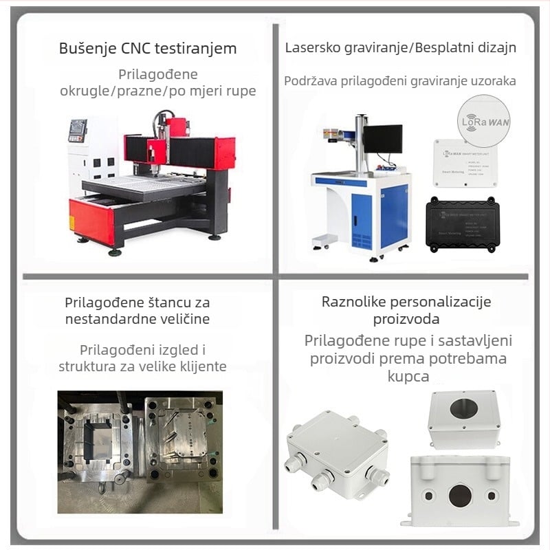 AOLAISITE GW serija vanjska plastična IP68 kutija za električne spojeve za LED rasvjetu i upravljanje