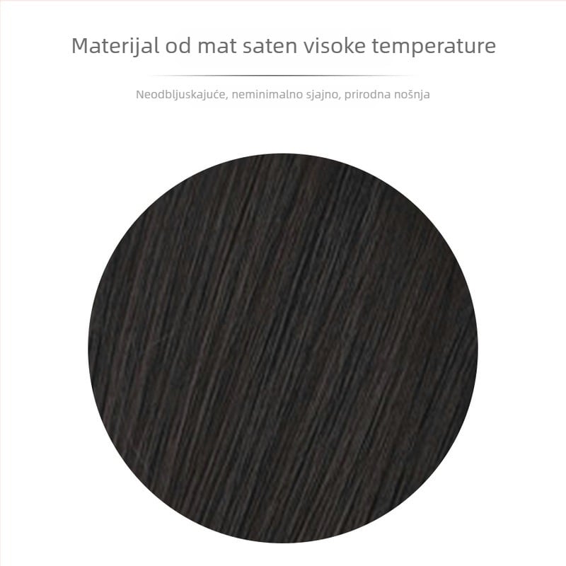 Perika SZ-22 tvrtke Xinyi: duga ravna kosa s bočnim bangs, potpuno ručno tkana, visokotemperaturna žica