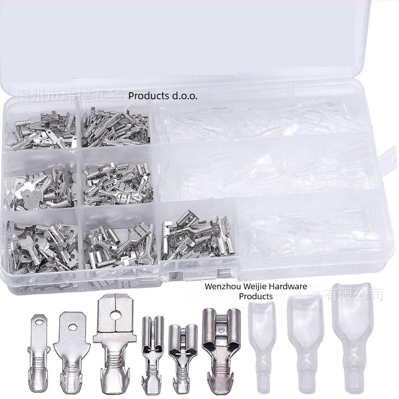 Weijie Plug-in terminalni set, 1-polni, Crimp sučelje, za kabelske terminale