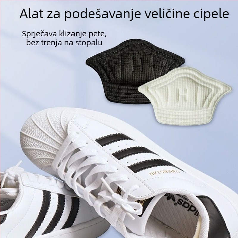 Hebson protivpopećna podložka pete – protuklizna podložica pete; kompatibilno sa tenisicama, kožnim cipelama, čizmama, casual i radnim cipelama; univerzalni stil; sve sezone