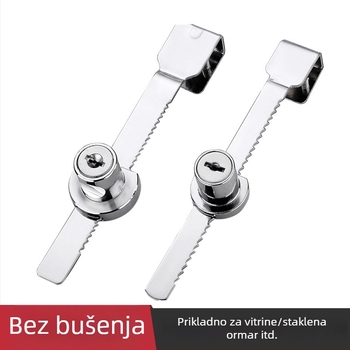 Gu Rui 328 Brava za staklenu vitrinu, Cinkovog legure, Za staklene vitrine, Moderan minimalistički stil