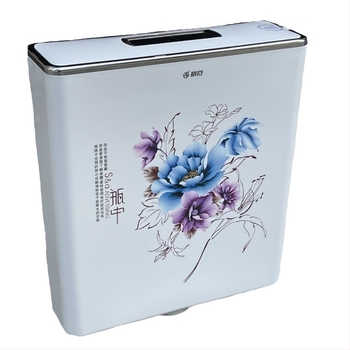 Ultra-tanki spremnik za ispiranje za klozet za čučanje, PP materijal, ručno pokretanje ispiranja, podzemni odvod, 3–8 L, minimalna udaljenost do šahta 30, moderni minimalistički stil, marka Essence Antelope