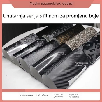 Folia za promjenu izgleda automobila - mat karbonske teksture, samoljepljiva za krov, retrovizor i tijelo • Materijal: Drugo • Uzorak: Vidi detalje • Ugradnja: Lijepi • Vrsta: Drugo