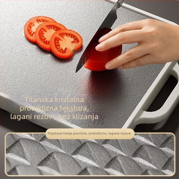 Titanova daska za rezanje, dvostrana, antibakterijska, protiv plijesni, za kućnu upotrebu