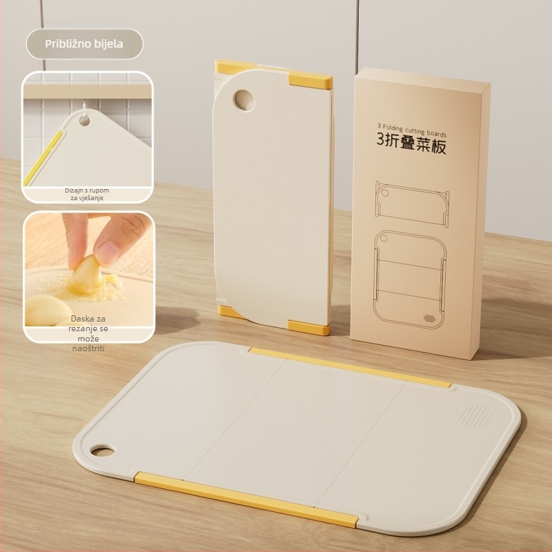 Leiwei prijenosna, sklopiva daska za rezanje, dvostrana, kvalitete hrane, antibakterijska