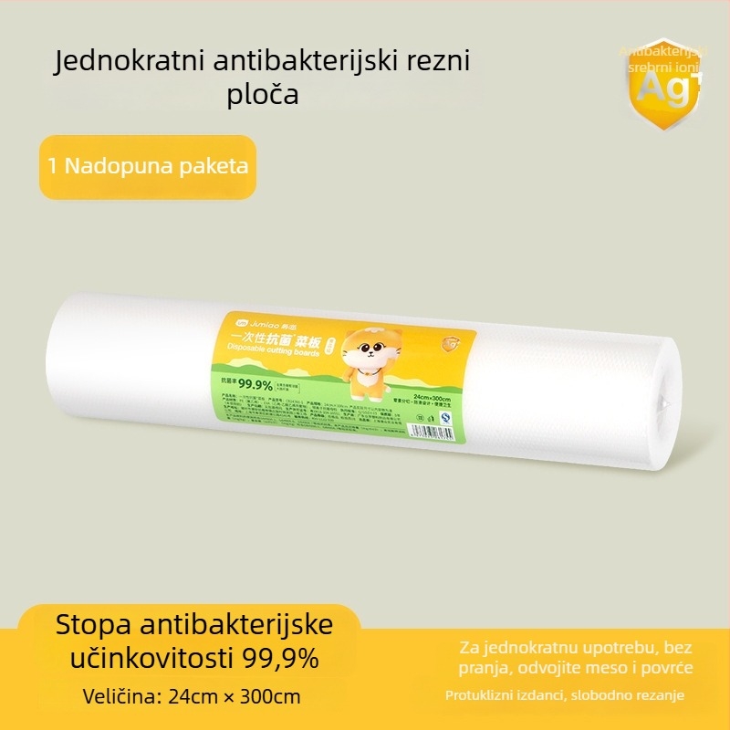 Jednokratna plastična podloga za rezanje Ju Meow – antisklizna, antibakterijska; kućna i prijenosna upotreba; podrijetlo Guangdong; izlazak na tržište ljeto 2021