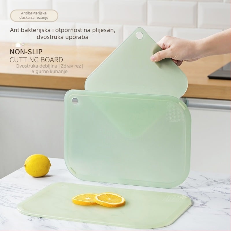 Plastična daska za rezanje, dvostrana, antibakterijska i protiv plijesni, moderni minimalistički stil, 2025