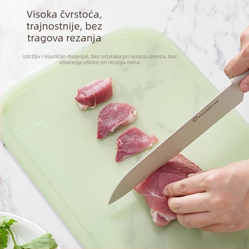 Plastična daska za rezanje, dvostrana, antibakterijska i protiv plijesni, moderni minimalistički stil, 2025