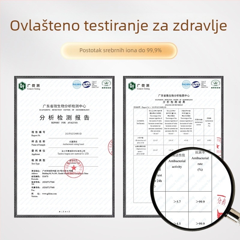 Double Gun daska za rezanje – dvostrana, od pšenične slame, za dječju hranu i sjeckanje voća