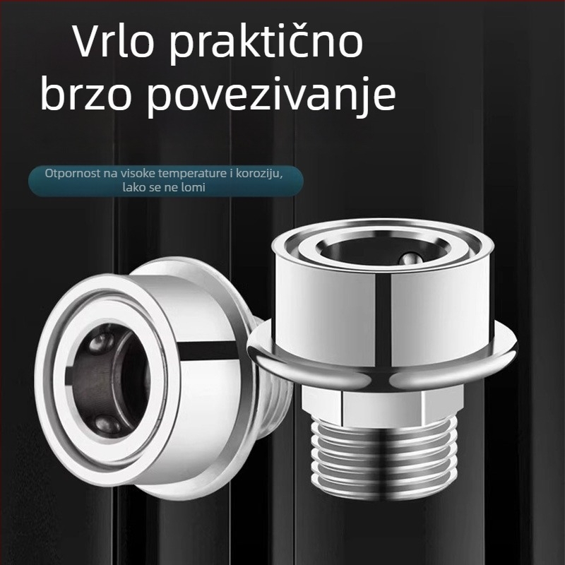 Adapter za perilicu rublja s 4-portnim brzim spojem, snap-on konverzijski konektor, ABS materijal, model Xyjg042, moderni minimalistički stil