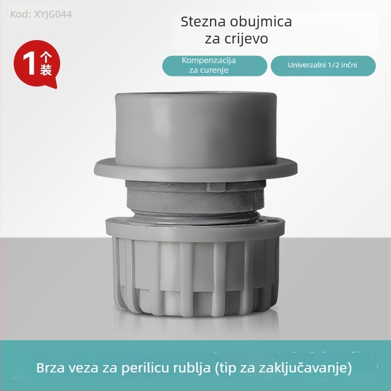Adapter za perilicu rublja s 4-portnim brzim spojem, snap-on konverzijski konektor, ABS materijal, model Xyjg042, moderni minimalistički stil