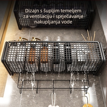 Vješeni koš za pohranu, metalni materijal, Plus degree, moderni jednostavni stil