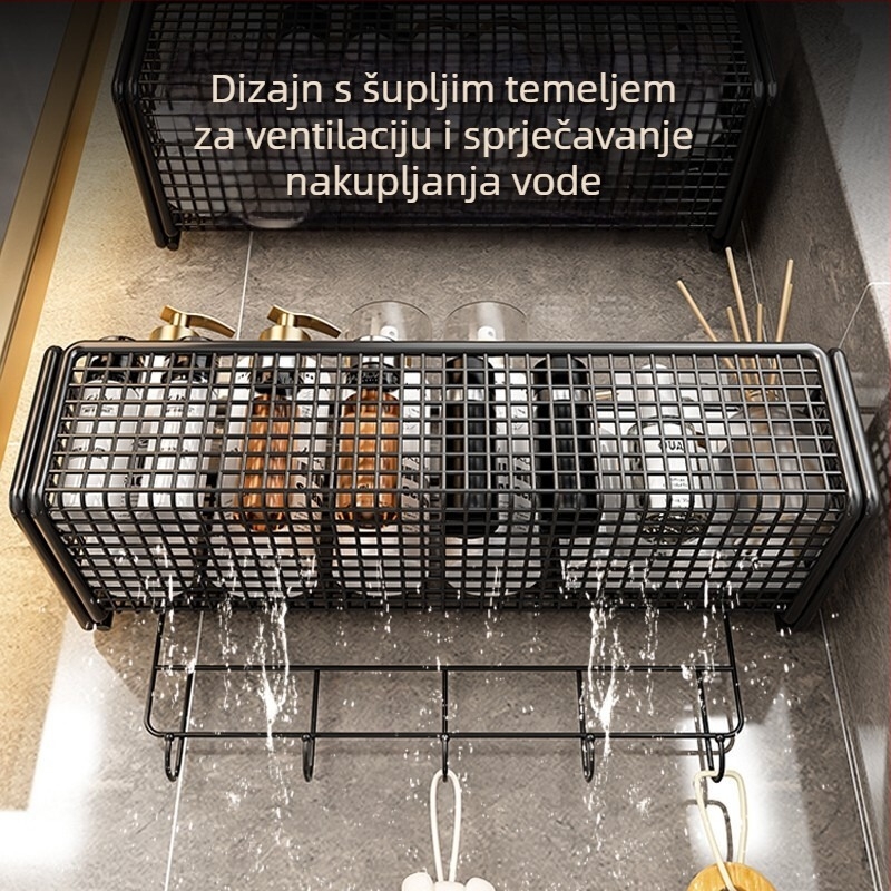 Vješeni koš za pohranu, metalni materijal, Plus degree, moderni jednostavni stil