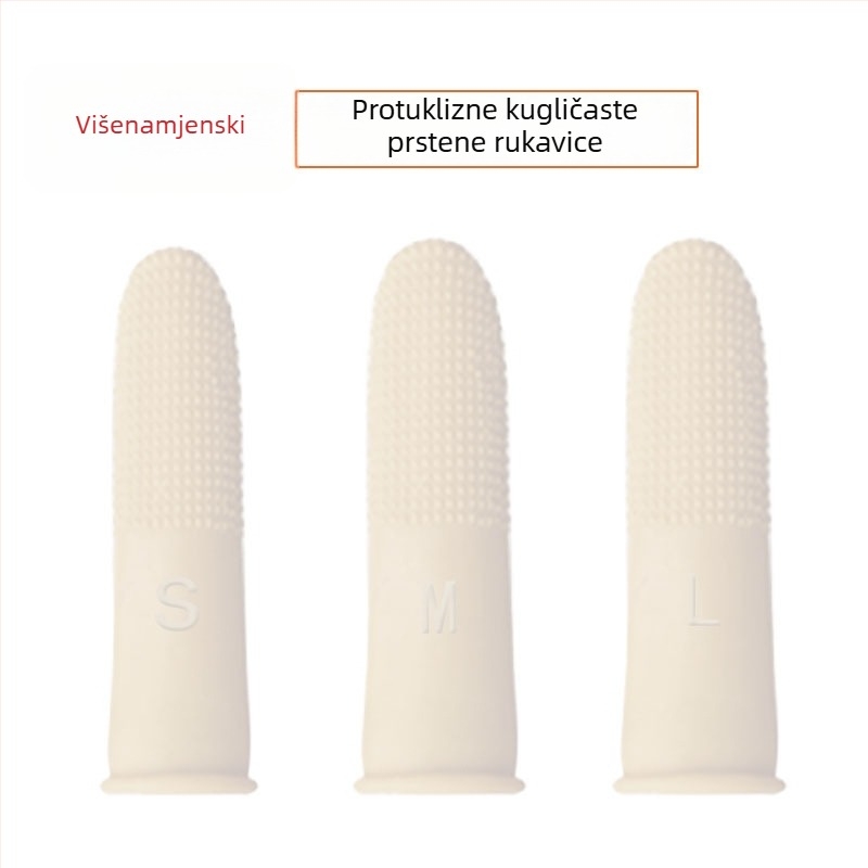 Lateksni prstenski rukav, protuklizna tekstura, ojačani dizajn, pakiranje 100 komada